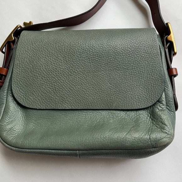 Fossil Bags Fossil Green Bag Crossbody Flap Messenger Shoulder